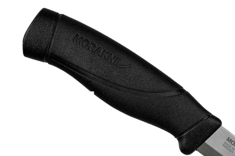 Couteau Mora Companion Heavy Duty 13158 lame inox 10,4cm manche caoutchouc noir + étui