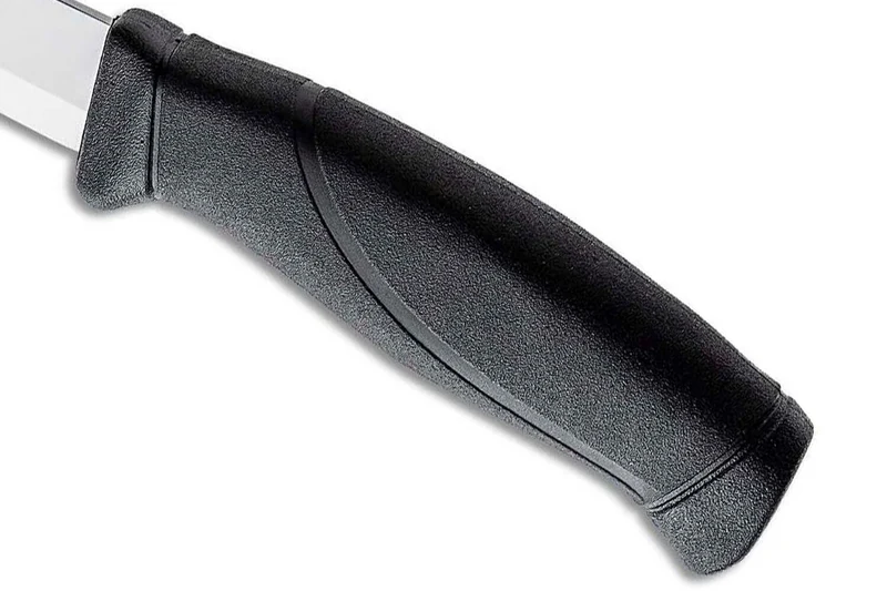 Couteau Mora Companion 12141 lame inox 10,4cm manche caoutchouc noir + étui