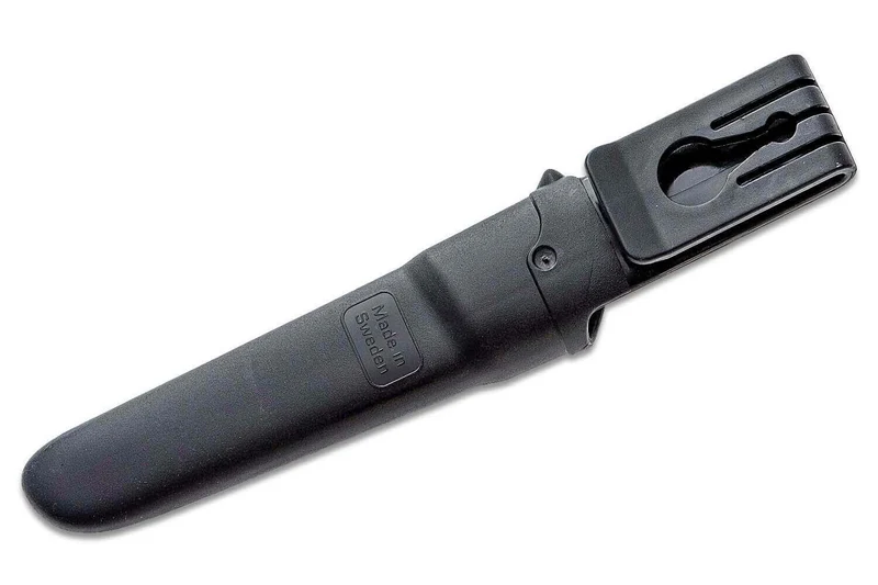 Couteau Mora Companion 12141 lame inox 10,4cm manche caoutchouc noir + étui