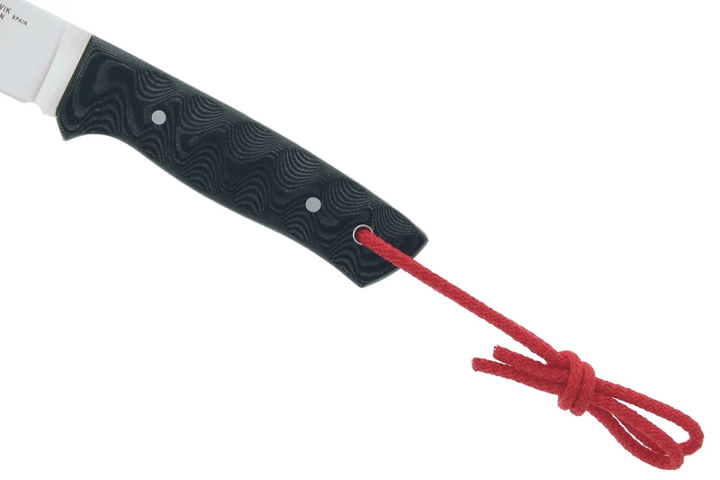 Couteau Muela Kodiak 9306 lame en inox 10cm manche en micarta gris + étui en cuir