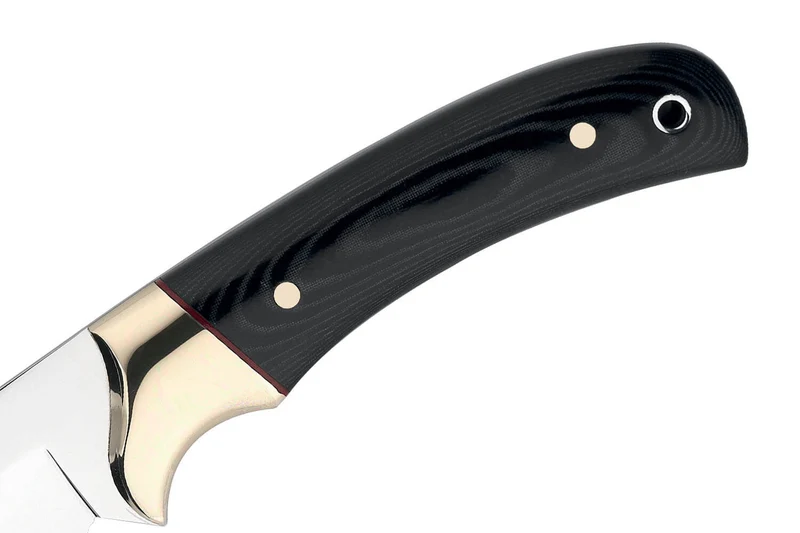 Couteau Muela Setter 9264 lame 11cm en inox manche en micarta noir + étui en cuir