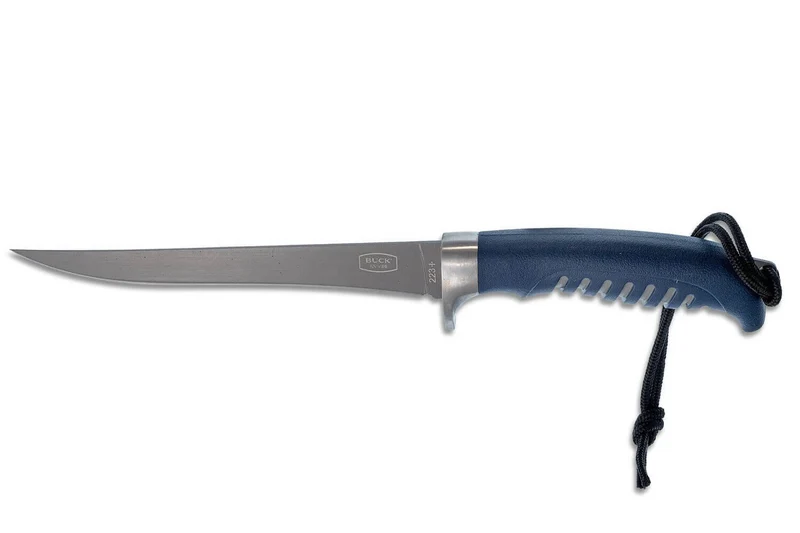 Couteau à filet Buck 223 Silver Creek 0223BLS lame 16cm manche polypropylène/caoutchouc + étui