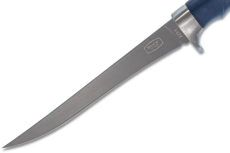 Couteau à filet Buck 223 Silver Creek 0223BLS lame 16cm manche polypropylène/caoutchouc + étui