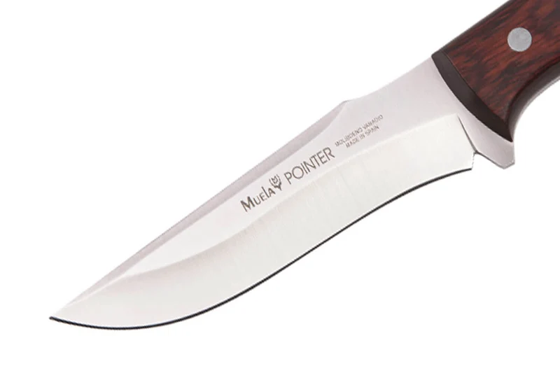 Couteau Muela Pointer 9330 lame 12cm en inox manche en stamina + étui en cuir
