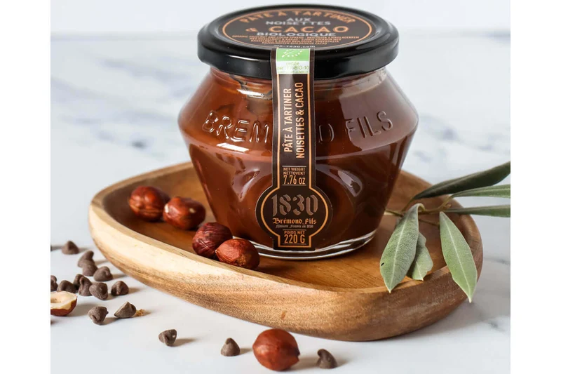 Pâte à tartiner bio Maison Brémond Noisettes et Cacao Noir - 220g