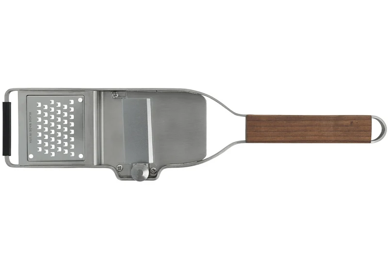 Râpe à truffe 2-en-1 Microplane Master manche en noyer