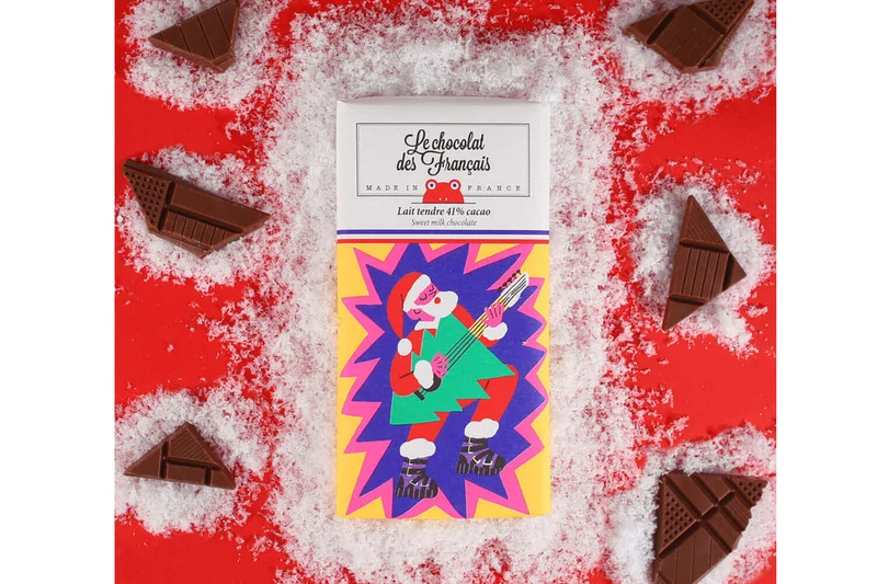 Tablette de chocolat au lait 41% bio Le Chocolat des français - 80g