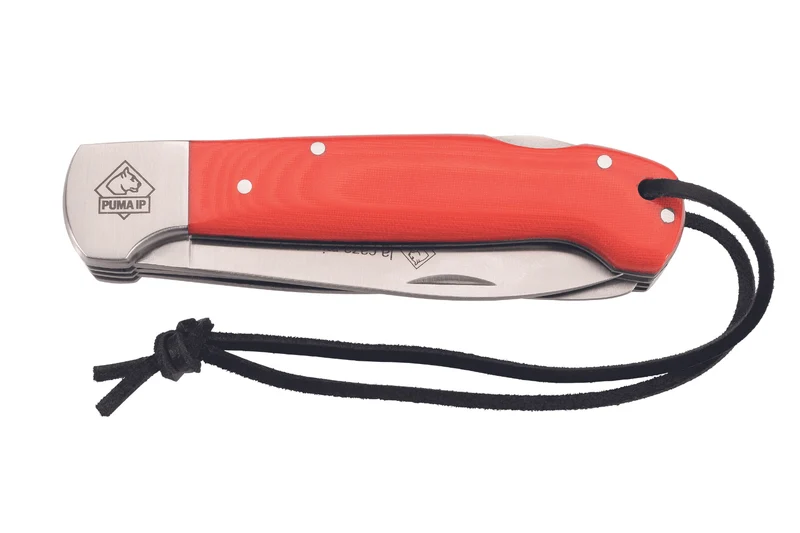 Couteau pliant multifonction Puma IP La Caza Micarta I 331011 manche olivier 11cm