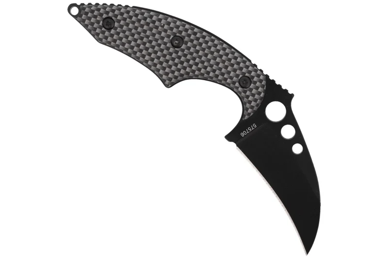 Couteau de cou karambit Herbertz 575706 lame 6cm manche aluminium + étui