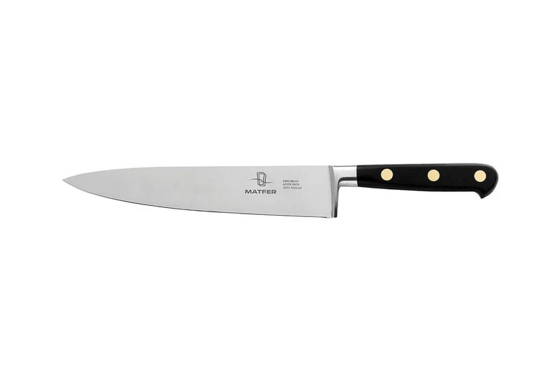 Couteau de tour/chef forgé Matfer manche en ABS 3 rivets 20cm