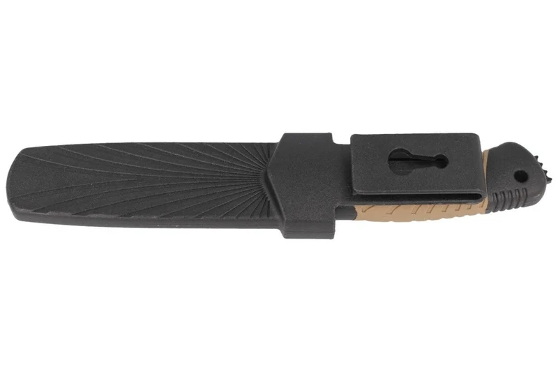 Couteau Herbertz 585412 lame 11,7cm manche caoutchouc/polymère avec brise vitre + étui