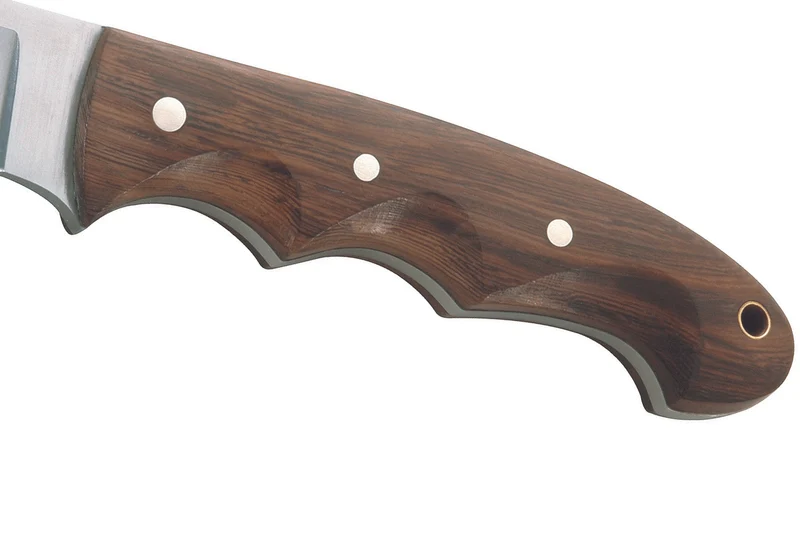 Couteau Herbertz 106011 lame en inox 11,1cm manche en bois de Tagayasan avec étui en cuir
