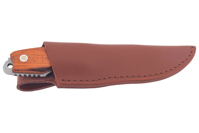 Couteau Herbertz 108010 lame en inox 9,3cm manche en bois de cocobolo avec étui