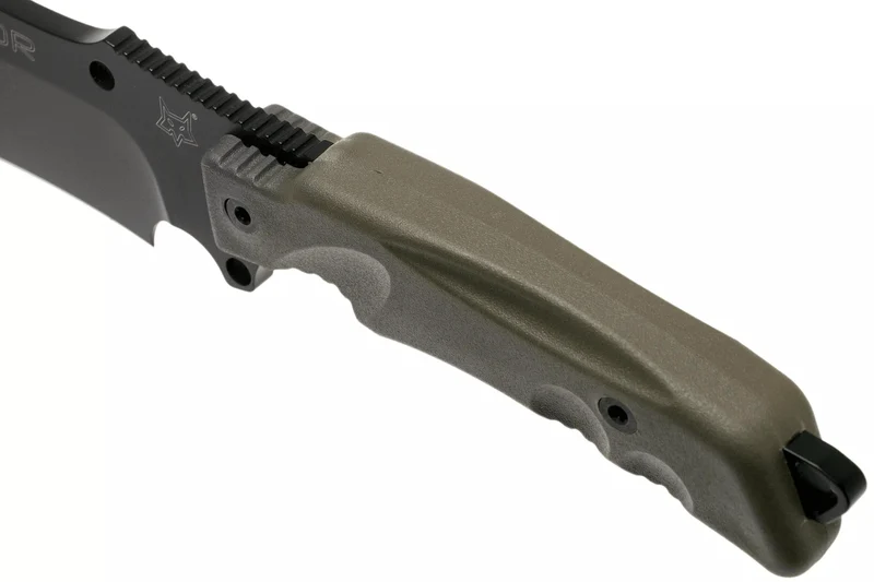 Couteau Fox Military Rimor FX.9CM07OD 17,5cm manche nylon/fibres de verre vert + étui