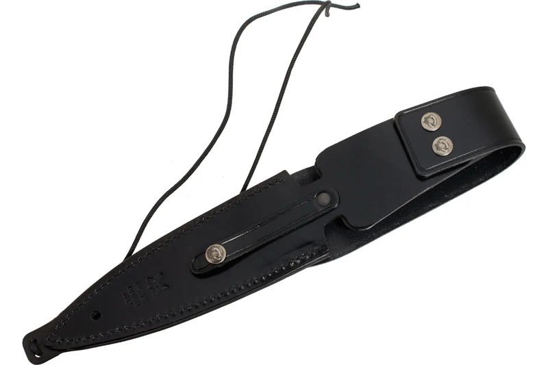 Couteau Fox Military Modras FX.508 lame 17,5cm manche G10 marron/noir + étui en cuir