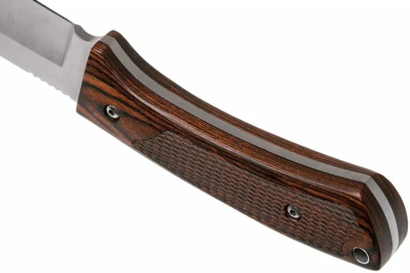 Couteau Black Fox BF.741 lame 11,4cm manche en bois de pakka avec étui