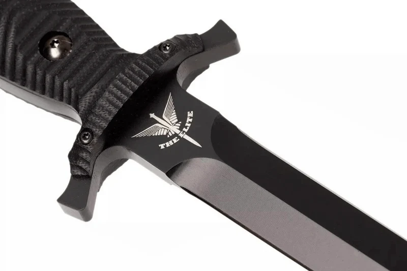 Couteau Fox Military Bellum 21711 lame 17,5cm manche G10 noir + étui