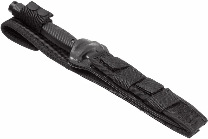 Couteau Fox Military Bellum 21711 lame 17,5cm manche G10 noir + étui