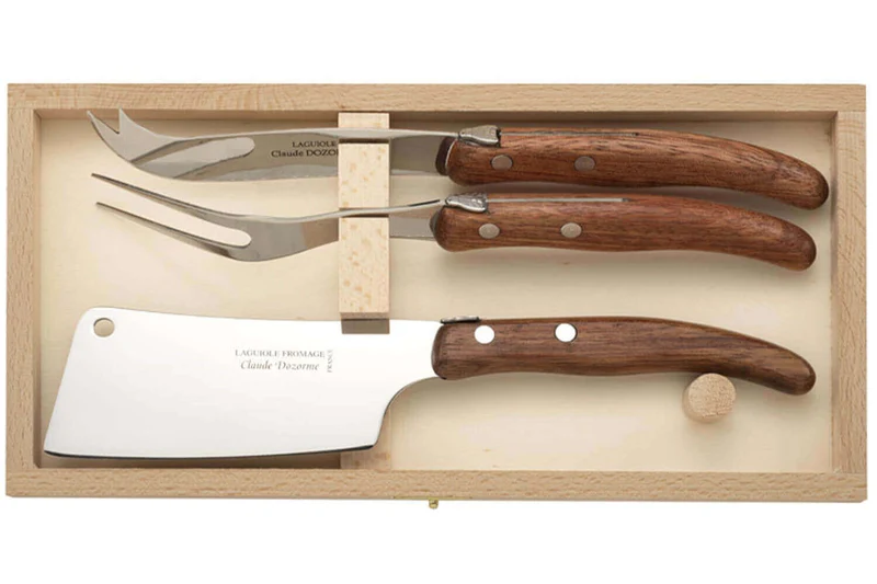 Coffret service à fromage Laguiole Claude Dozorme 3 pièces