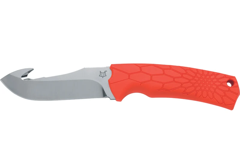 Couteau Fox Core Orange FX.607OR lame 10cm manche polypropylène/caoutchouc + étui en nylon