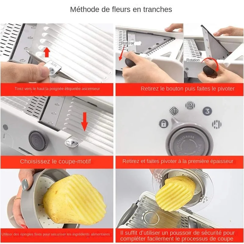 Mandoline Réglable