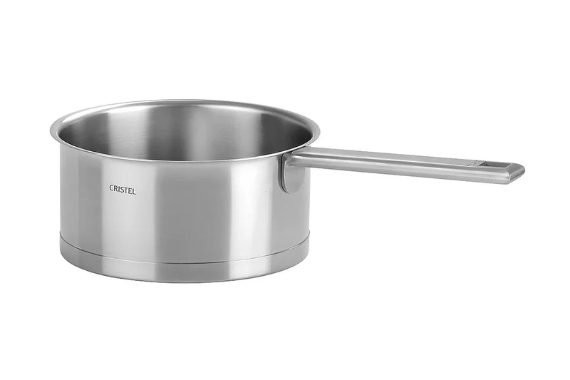 Set de 4 casseroles Cristel Strate Fixe en acier inox 18/10 - 14, 16, 18 et 20cm