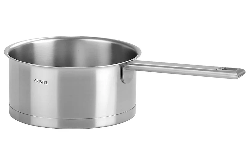 Set de 4 casseroles Cristel Strate Fixe en acier inox 18/10 - 14, 16, 18 et 20cm
