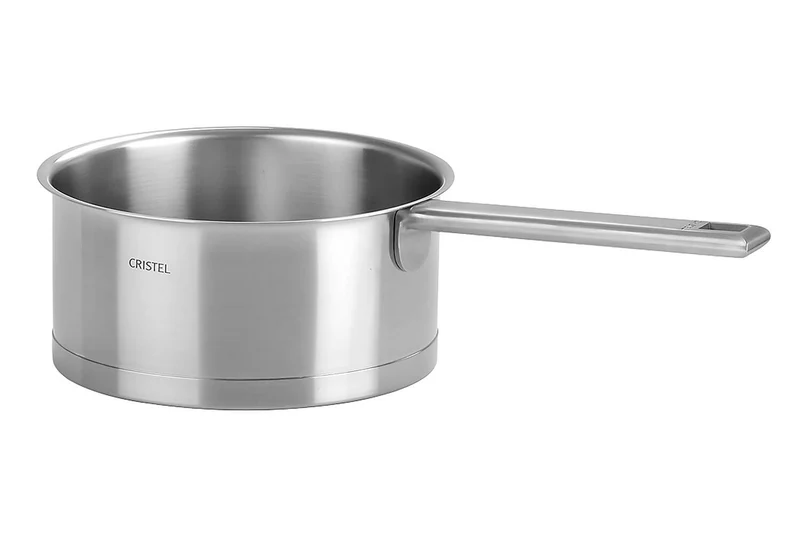 Set de 3 casseroles Cristel Strate Fixe en acier inox 18/10 - 16, 18 et 20cm
