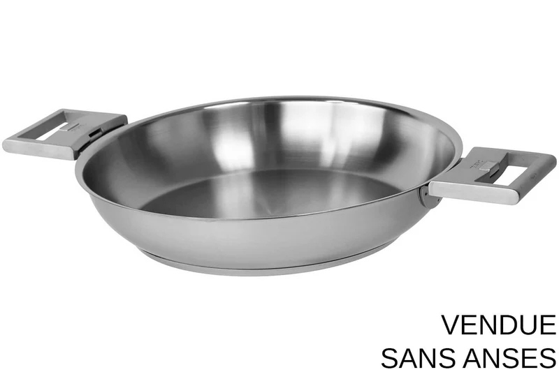 Poêle Cristel Strate Amovible en acier inox 18/10