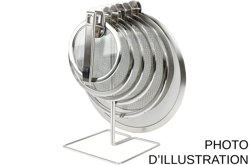Couvercle anti-projection Cristel Strate Amovible en acier inox