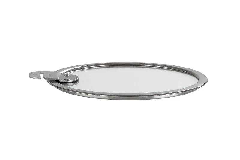 Couvercle plat Cristel Strate Amovible en verre trempé