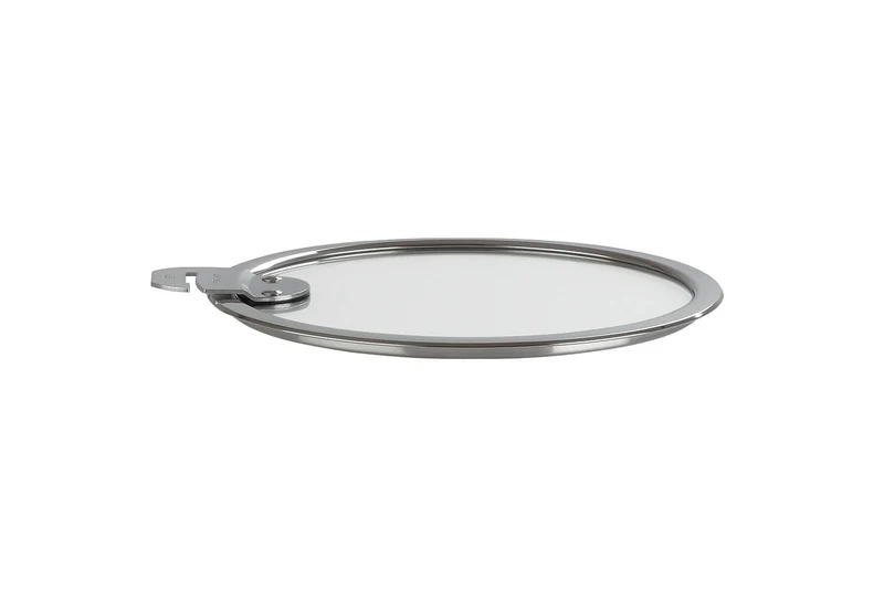 Couvercle plat Cristel Strate Amovible en verre trempé