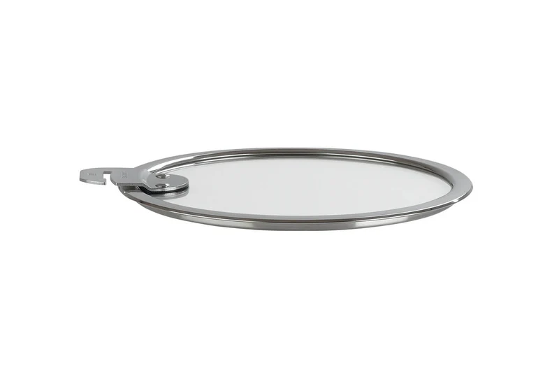 Couvercle plat Cristel Strate Amovible en verre trempé