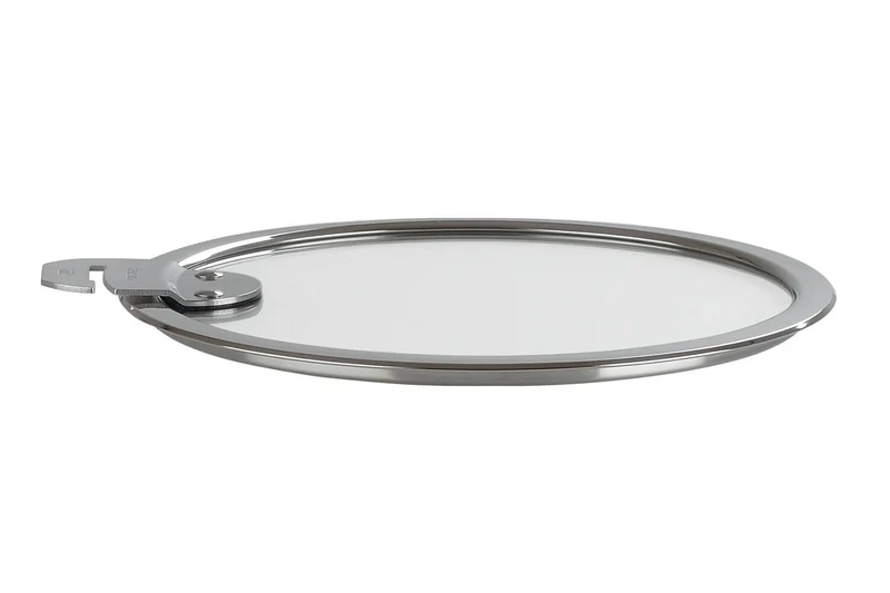 Couvercle plat Cristel Strate Amovible en verre trempé