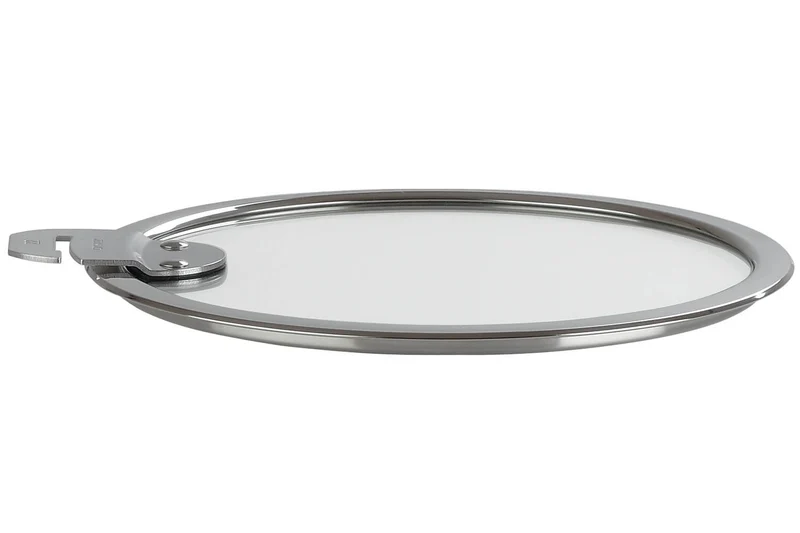 Couvercle plat Cristel Strate Amovible en verre trempé