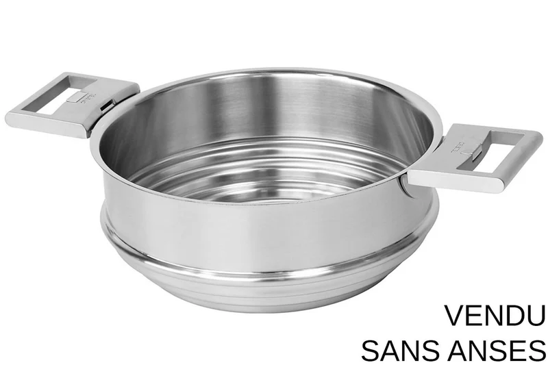 Cuit vapeur universel Cristel Strate Amovible en acier inox 18/10