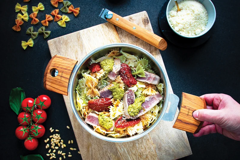 Casserole Cristel Strate Amovible en acier inox 18/10