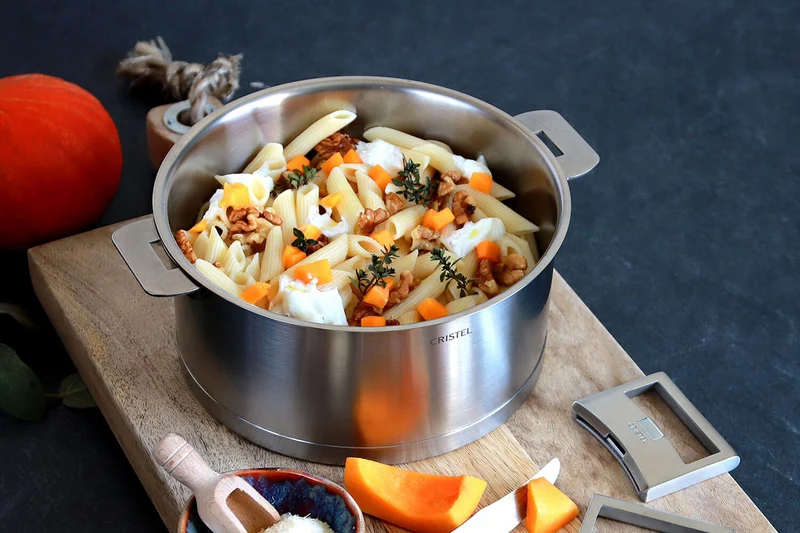 Casserole Cristel Strate Amovible en acier inox 18/10