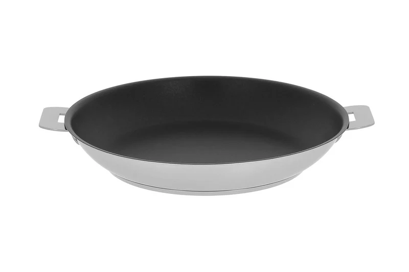 Poêle antiadhésive Cristel Strate Amovible en acier inox 18/10