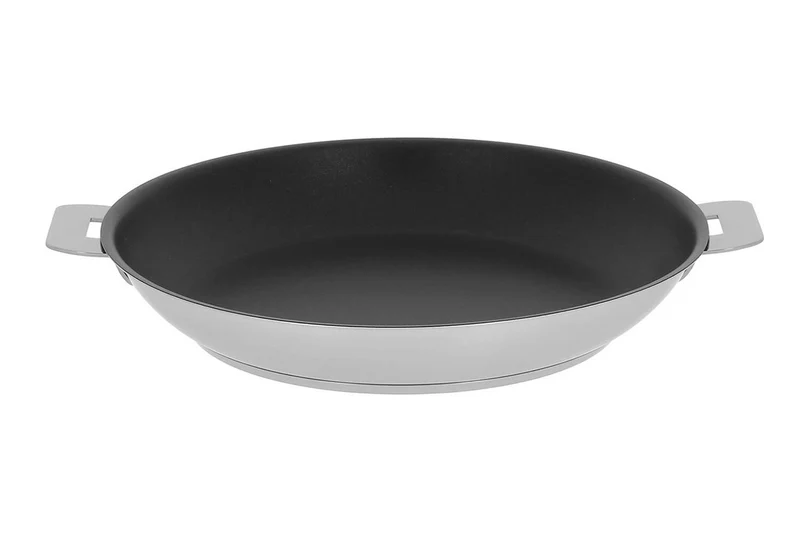 Poêle antiadhésive Cristel Strate Amovible en acier inox 18/10