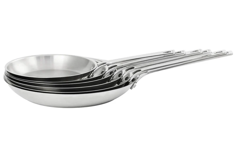 Poêle Cristel 1826 en acier inoxydable 18/10 brossé