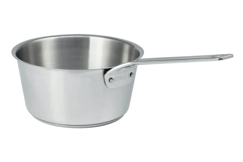 Casserole Cristel 1826 en acier inoxydable 18/10 brossé