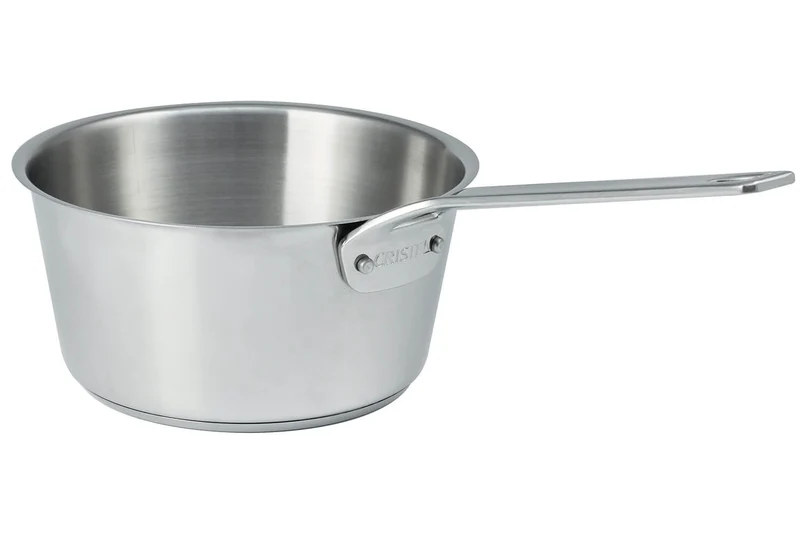 Casserole Cristel 1826 en acier inoxydable 18/10 brossé