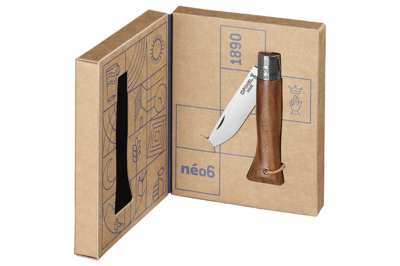 Couteau Opinel Neo6 lame 7cm Opiflex® manche en noyer noir