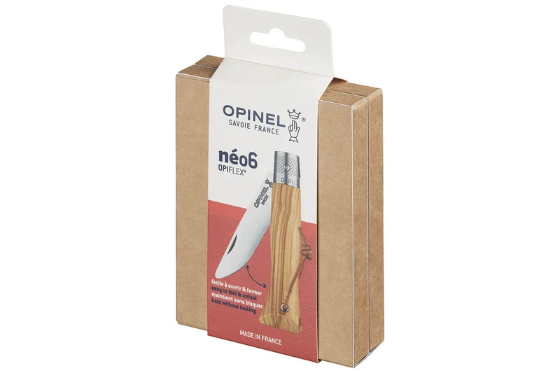 Couteau Opinel Neo6 lame 7cm Opiflex® manche en olivier