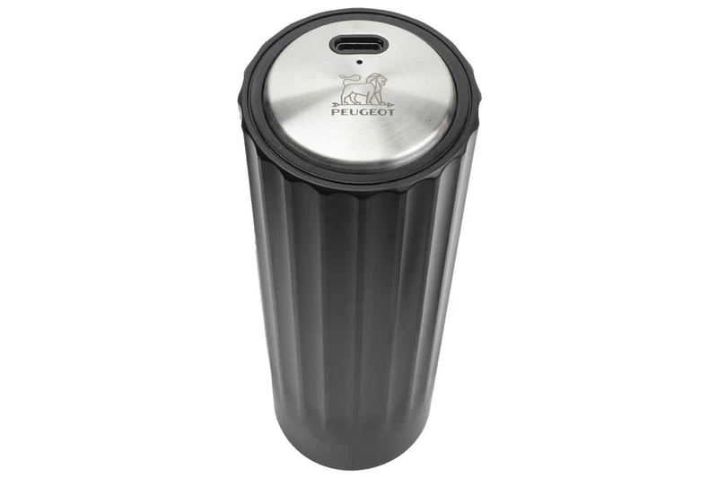 Pompe à vide automatique Peugeot Preserve Electric en ABS noir 14cm + 2 bouchons