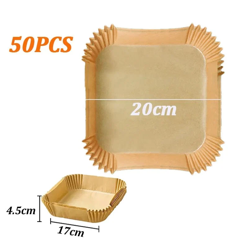 Feuilles Jetables pour Friteuse sans Huile (50/100 feuilles)