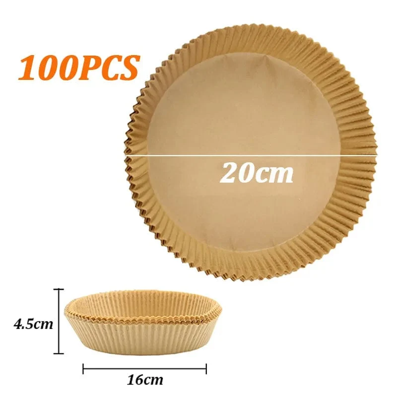 Feuilles Jetables pour Friteuse sans Huile (50/100 feuilles)