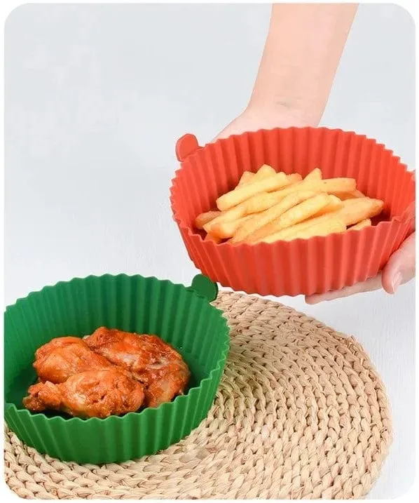 Paniers de Cuisson en Silicone pour Friteuse sans Huile (lot de 2)