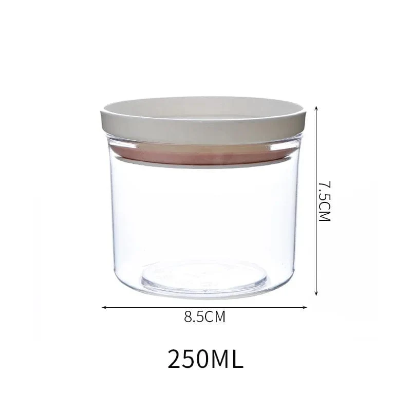 Boîtes Hermétiques Transparentes avec Joint Coloré